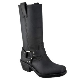 Womens Mossimo Supply Co. Katherine Genuine Leather Engineer Boot   Black 12