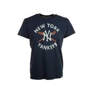 New York Yankees 47 Brand MLB Crossed Bats Flanker T Shirt