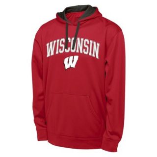 NCAA Mens Wisconsin Sweatshirt  Red (L)
