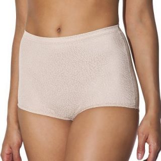 Hanes Womens 2 Pack Everyday Smoothing Brief HH51   Beige M