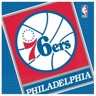 Philadelphia 76ers Basketball   Lunch Napkins