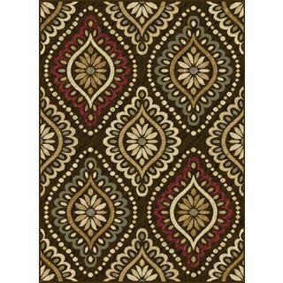 Lagoon Brown Transitional Area Rug