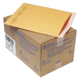 Sealed Air Jiffylite Self Seal Mailer with Side Seam, #4   Gold Brown (25 Per