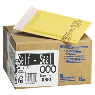 Sealed Air Jiffylite Self Seal Mailer with Side Seam, #000   Golden Brown (25