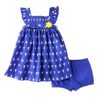 Just One YouMade by Carters Newborn Girls 2 Piece Set   Blue/White/Yellow 18 M