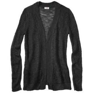 Mossimo Supply Co. Juniors Open Front Cardigan   Black XL(15 17)