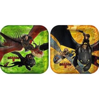 How to Train Your Dragon 2  Dessert Plates Assorted (8)
