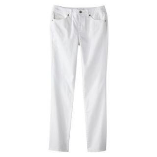 Merona Womens Straight Leg Jean (Curvy Fit)   White   10 Short