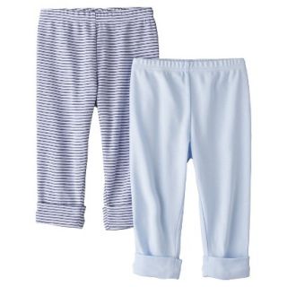 PRECIOUS FIRSTSMade by Carters Newborn Boys 2 Pack Pant   Blue 3 M