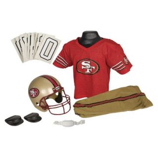 Franklin Sports NFL 49Ers Deluxe Uniform Set   Small