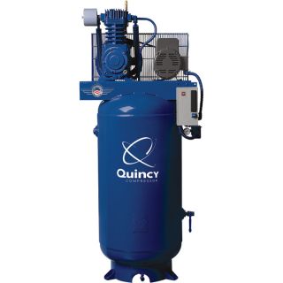 Quincy Air Master Air Compressor with MAX Package   5 HP, 230 Volt Single Phase,