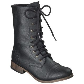 Womens Mossimo Supply Co. Khalea Combat Boots   Black 8.5