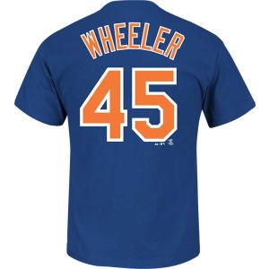 New York Mets Zach Wheeler Majestic MLB Player T Shirt