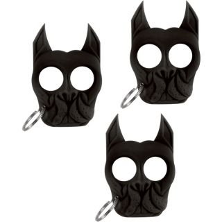 PS Products Pitbull Self Defense Keychains   3 Pack, Model PB BLK3