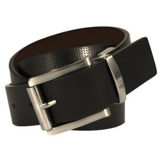 Swiss Gear Mens Genuine Leather Textured Belt   Black L