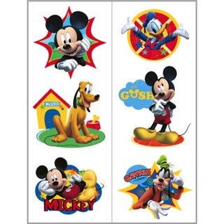 Mickey Fun and Friends Tattoo Sheets