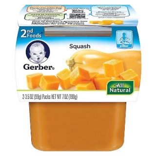 Gerber 2nd Foods Squash   7.0 oz. (8 Pack)