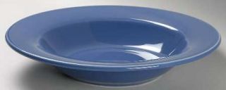 Williams Sonoma Belvedere Cornflower (Blue) Large Rim Soup Bowl, Fine China Dinn