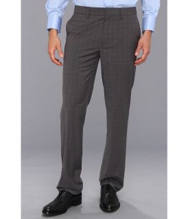 Kenneth Cole Sportswear Plaid Dress Pant Mens Dress Pants (Gray)