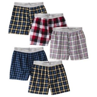 Hanes Boys Knit Boxer Underwear 5 pack   Assorted Colors L