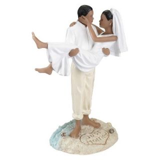 Coastal Couple Cake Topper   African American