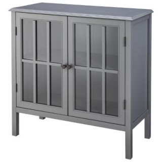 Accent Table Threshold Windham Accent Cabinet   Gray