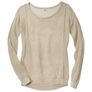 Mossimo Supply Co. Juniors Mesh Sweater   Cream XL(15 17)