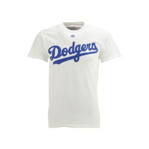 Los Angeles Dodgers Majestic MLB Official Wordmark Team T Shirt