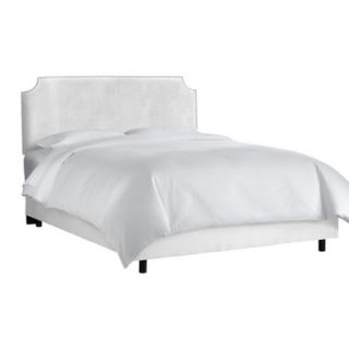 Skyline King Bed Skyline Furniture Lombard Nail Button Notched Bed   Premier