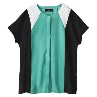 Mossimo Womens Colorblock Dolman Top   High Tide S