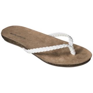 Womens Mossimo Supply Co. Odele Flip Flop   White 5 6