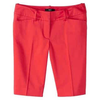 Mossimo Petites 10 Bermuda Shorts   Red 8P