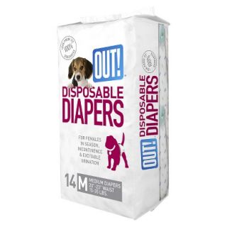 Simply OUT Pet Diapers 14 pk.   M