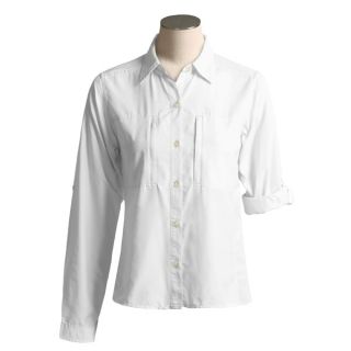 ExOfficio Dryflylite Shirt   Long Sleeve (For Women)   OYSTER (M )