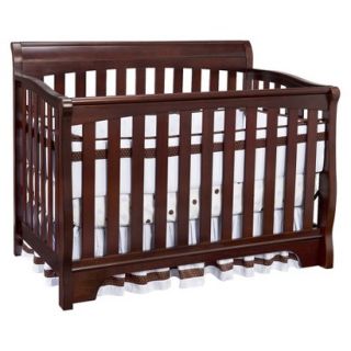 Delta Childrens Products Eclipse 4 in 1 Convertible Crib   Black Cherry