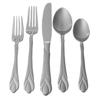Hampton Forge Lily Frosted 20 pc. Flatware Set
