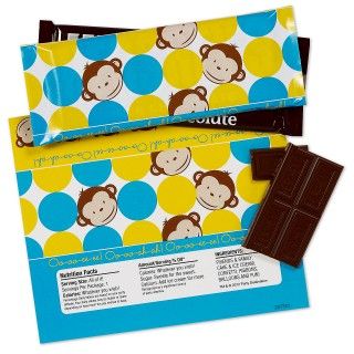 Mod Monkey Large Candy Bar Wrappers