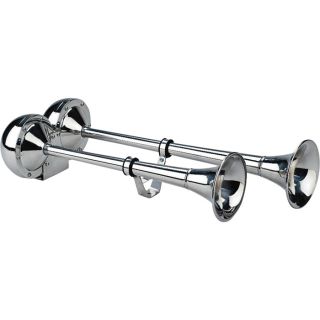 Wolo Dominator Dual Trumpet Truck and Marine Horn   114dB