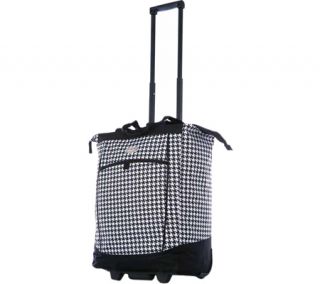 Olympia Rolling Shopper Tote   Houndstooth Shopping Bags