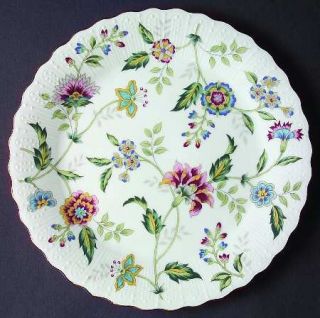 Sadek Buckingham Cake Plate, Fine China Dinnerware   Andrea,Multifloral,Scallop,