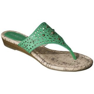 Womens Merona Elisha Studded Sandals   Green 9.5