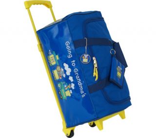Childrens Mercury Luggage Going to Grandmas Wheeled Duffle   Blue