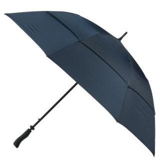Auto Open Double Canopy Golf Umbrella   Navy