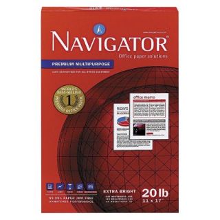 Navigator Premium Multipurpose Paper, 97 Brightness, 20 lb   White (2500 Per