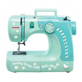 Hello Kitty Sewing Machine   Green (11706)