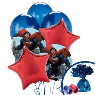Superman Man of Steel Balloon Bouquet