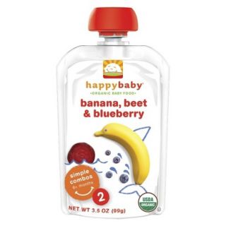 Happy Baby Organic Baby Food Stage 2   Banana, Beet & Blueberry (8 Pack)