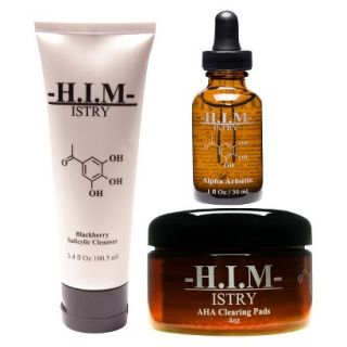 H.I.M.Istry Mens Anti Acne Set   3 Count (For Oily Skin)