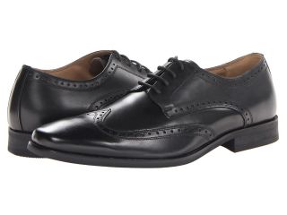 Vince Camuto Montano Mens Lace Up Wing Tip Shoes (Black)