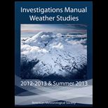 Weather Studies Investigation Manual 2012 2013